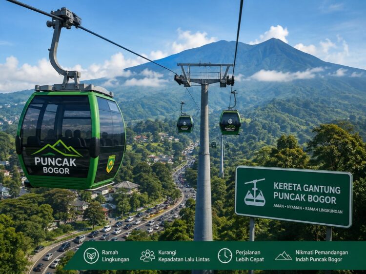 Kereta Gantung Bakal Hadir di Puncak Bogor? Ini Rencana Pemkab Bogor