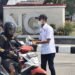 Ribuan Masker Gratis Dibagikan di Kemang Bogor, Warga Diminta Waspada Abu Vulkanik