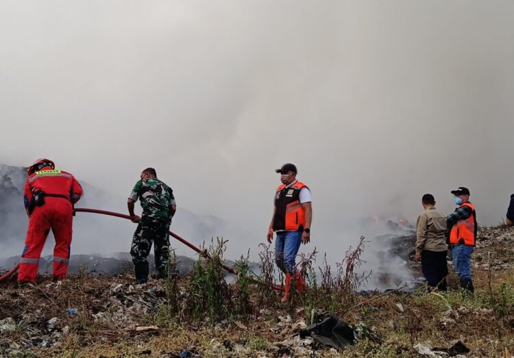 TPA Galuga Bogor Kebakaran, Aktivitas Pembuangan Sampah Ditutup Sementara