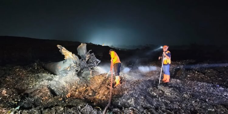 Kebakaran TPA Galuga Bogor Masuk Hari ke-8, Titik Api Tinggal Satu Hektare