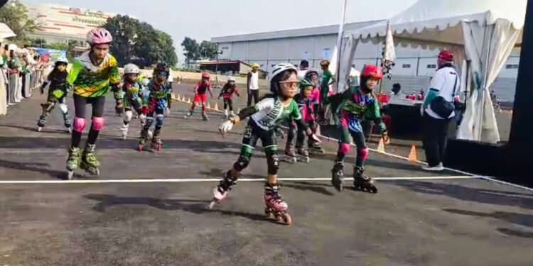 282 Anak Ikuti Festival Sepatu Roda Kabupaten Bogor, Dispora Bidik Bibit Atlet Sejak Dini