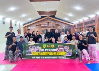 100 Persen Atlet Lokal, FORKI Kabupaten Bogor Bidik 3 Emas di Porprov Jabar 2026