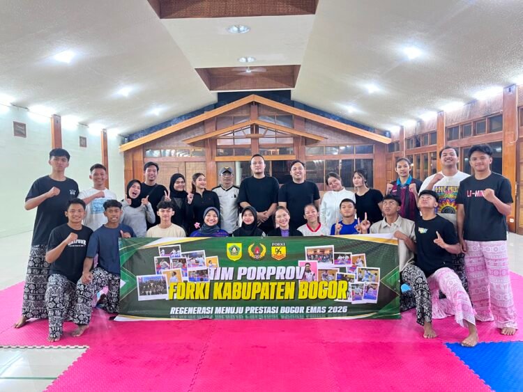 100 Persen Atlet Lokal, FORKI Kabupaten Bogor Bidik 3 Emas di Porprov Jabar 2026