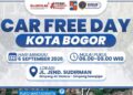 CFD Kota Bogor Kembali Digelar 6 September, Jalan Sudirman Ditutup dari Air Mancur hingga Sawojajar