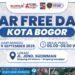 CFD Kota Bogor Kembali Digelar 6 September, Jalan Sudirman Ditutup dari Air Mancur hingga Sawojajar