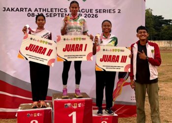 Hari Pertama Kejurnas Atletik, PPOPM Kabupaten Bogor Langsung Sabet Emas dan Perak