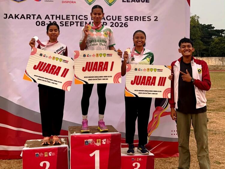 Hari Pertama Kejurnas Atletik, PPOPM Kabupaten Bogor Langsung Sabet Emas dan Perak