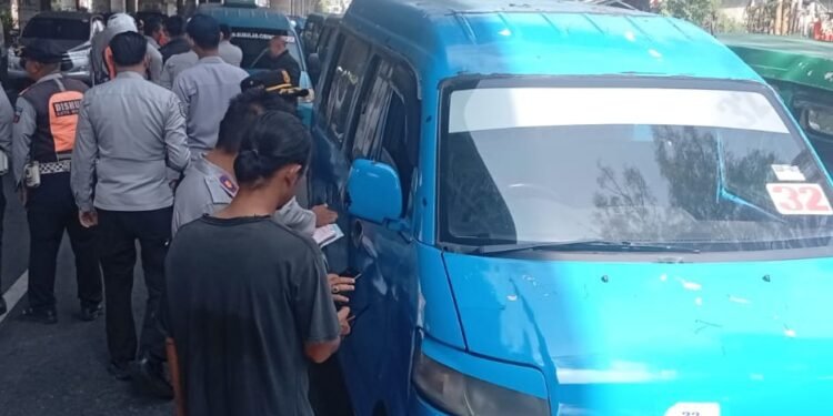 Razia Angkutan Umum di Bogor, 10 Lebih AKDP Terjaring karena Tak Lengkap Surat