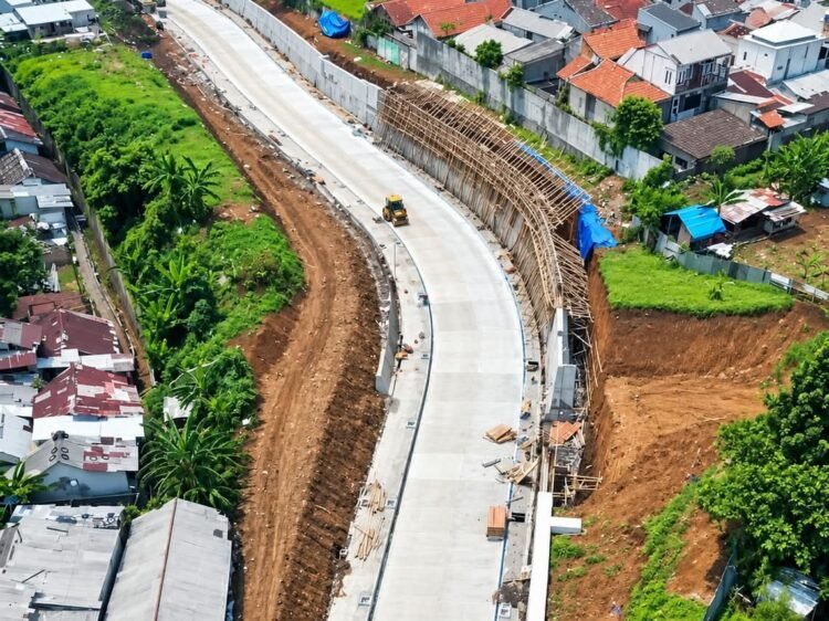 Jalan Baru Batutulis Bogor Mulai Terlihat, Progres Pembangunan Capai 70 Persen