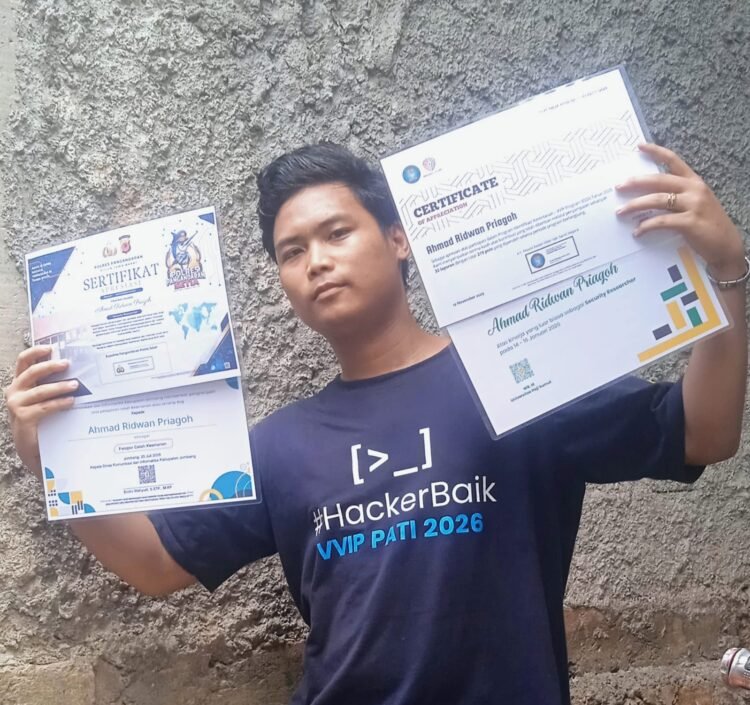 Mengenal Sosok Ahmad Ridwan Priagoh, Pemuda Bogor yang Tembus Top 8 BSSN Cuma Modal HP Android