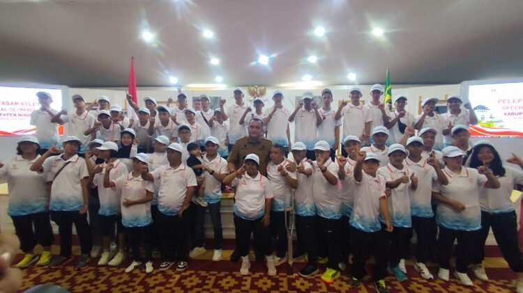 Dilepas Rudy Susmanto, 69 Atlet SOIna Siap Harumkan Nama Kabupaten Bogor di Pesonas II 2026
