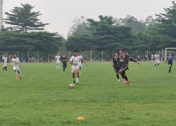 Tim Sepak Bola Kabupaten Bogor Bidik Emas Porprov Jabar 2026, Uji Coba Lawan Tim Lebih Kuat
