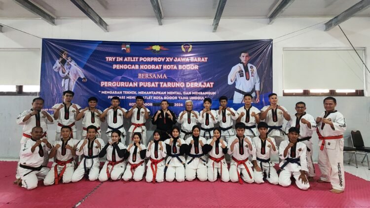 Tarung Derajat Kota Bogor Bidik 5 Emas di Porprov Jabar 2026, Andalkan 21 Atlet
