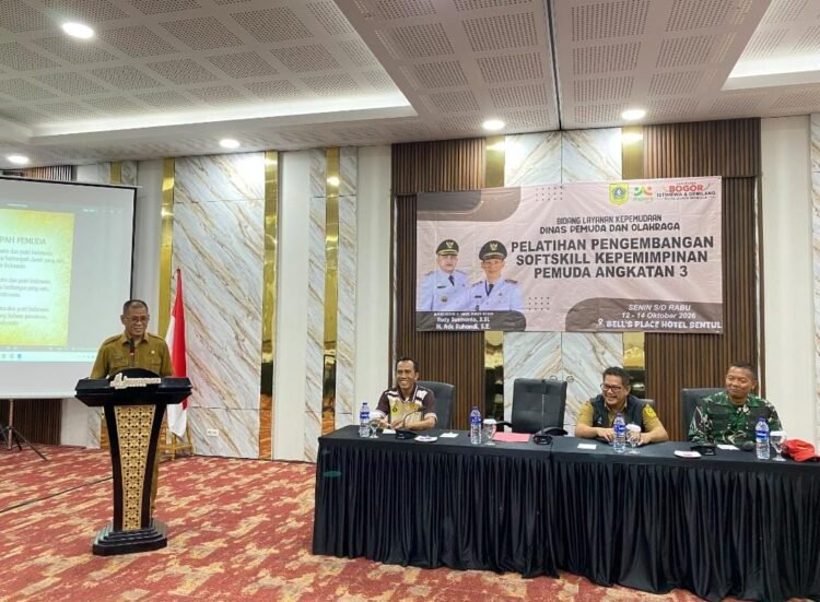 70 Pemuda Ikut Pelatihan Kepemimpinan di Sentul, Dispora Kabupaten Bogor Bidik Generasi Unggul