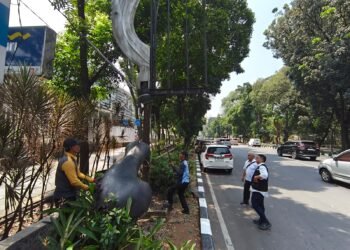 Pemkot Bongkar 15 Tiang Reklame di Jalur SSA Kota Bogor, Ini Titik yang jadi Sasaran Selanjutnya