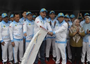 Lepas Kontingen Kabupaten Bogor ke Porprov Jabar 2026, Rudy Susmanto Siapkan Uang Pembinaan bagi Atlet Berprestasi