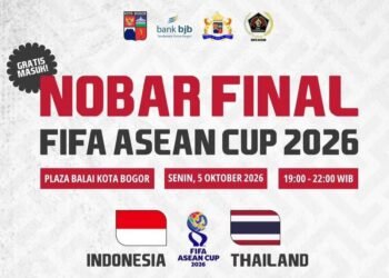 Pemkot Bogor Gelar Nobar Final FIFA Asean Cup 2026, Dedie Rachim Prediksi Indonesia Menang 3-1