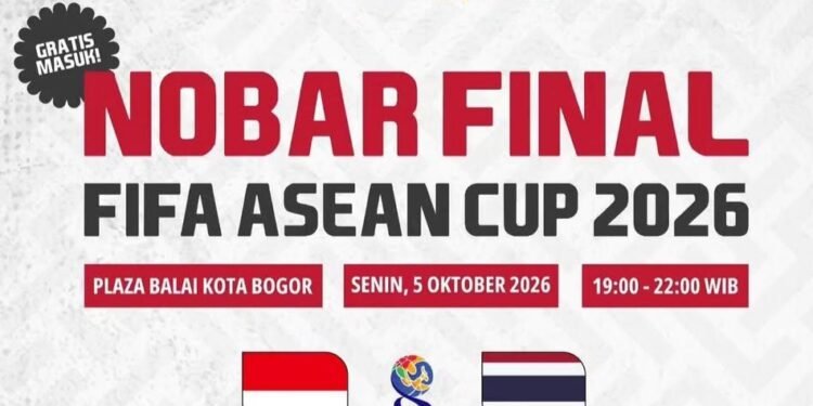 Pemkot Bogor Gelar Nobar Final FIFA Asean Cup 2026, Dedie Rachim Prediksi Indonesia Menang 3-1