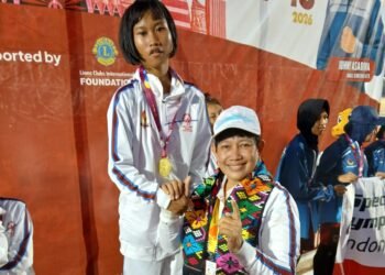 Kisah Bunda Doris, Jadi Penyemangat Atlet Istimewa Bogor di Pesonas 2026