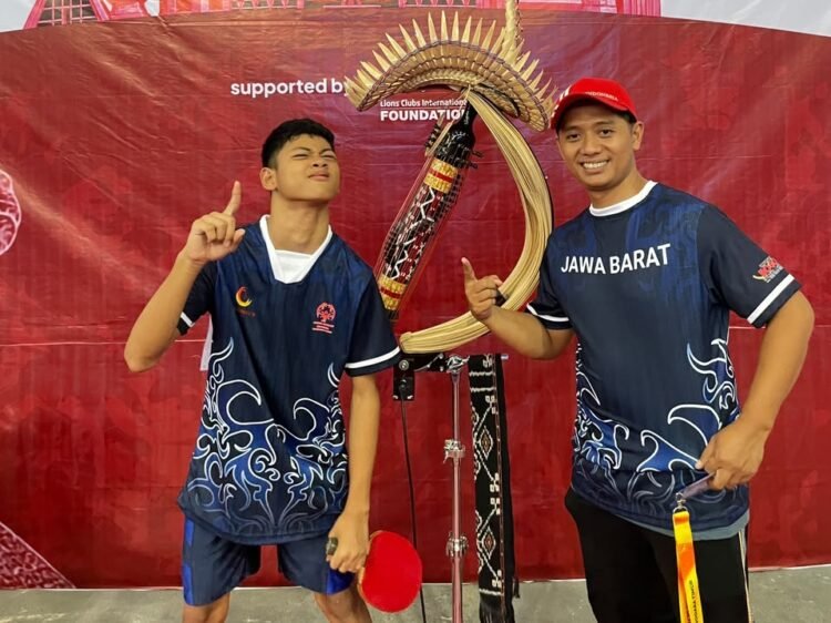 Atlet SOIna Kabupaten Bogor Mulya Utama Raih Emas Tenis Meja di Pesonas 2026
